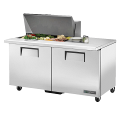 True Manufacturing, TSSU-60-15M-B-HC, Refrigerated Counter, Mega Top Sandwich / Salad Unit