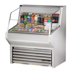 True Manufacturing, THAC-36-S-HC-LD, Merchandiser, Open Refrigerated Display