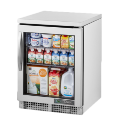 True Manufacturing, TUC-24G-HC~FGD01, Refrigerator, Undercounter, Reach-In