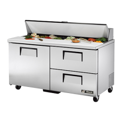 True Manufacturing, TSSU-60-16D-2-HC, Refrigerated Counter, Sandwich / Salad Unit