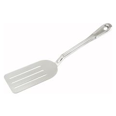 Winco, STN-8, Turner, Slotted, Stainless Steel