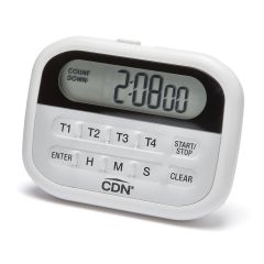 CDN Measurement Tools, PT2, Timer, 4-Event Timer & Clock 100 Hours By Hr/Min/Sec