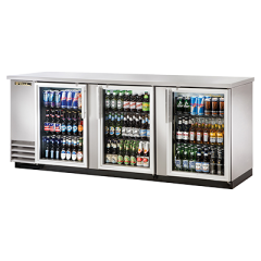 True Manufacturing, TBB-4G-S-HC-LD, Back Bar Cabinet, Refrigerated