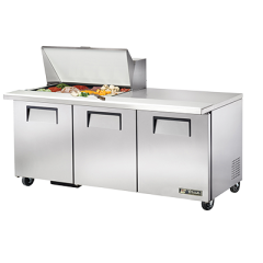True Manufacturing, TSSU-72-15M-B-HC, Refrigerated Counter, Mega Top Sandwich / Salad Unit