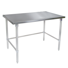 John Boos, ST4-2472GBK, Work Table, 63" - 72", Stainless Steel Top