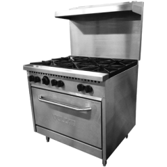 Vulcan, SX36-6BN, Range, 36" Restaurant, Gas