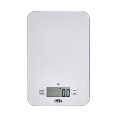 CDN Measurement Tools, SD1502-S, Scale, Digital Glass 15 Lb - Silver