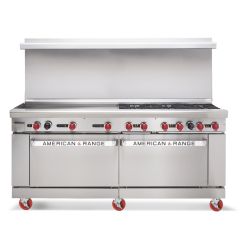 American Range, AR-8B-24RG, Range, 72" Restaurant, Gas