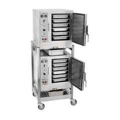 AccuTemp, S62083D100 DBL, Steamer, Convection, Electric, Boilerless, Floor Model