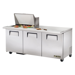 True Manufacturing, TSSU-72-12M-B-HC, Refrigerated Counter, Mega Top Sandwich / Salad Unit