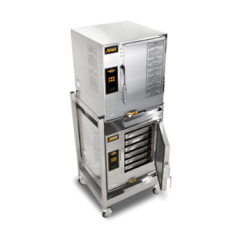 AccuTemp, E62401E060 DBL, Steamer, Convection, Electric, Boilerless, Floor Model