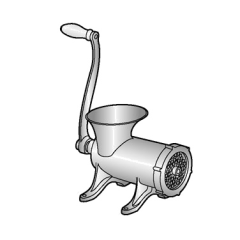 Alfa International, 22 HFG, Meat Grinder, Manual