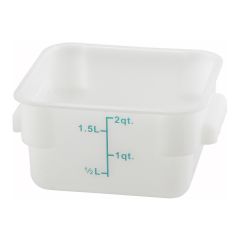 Winco, PESC-2, Square Food Storage Containers