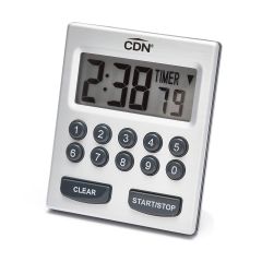 CDN Measurement Tools, TM30, Timer, Direct Entry 2-Alarm 10 Hours By Hr/Min/Sec Audio/Vibrate Alarm