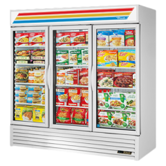 True Manufacturing, GDM-72F-HC~TSL01, Freezer, Merchandiser