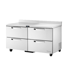 True Manufacturing, TWT-60D-4-HC~SPEC3, Refrigerated Counter, Work Top