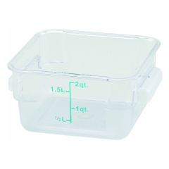 Winco, PCSC-2C, Square Food Storage Containers