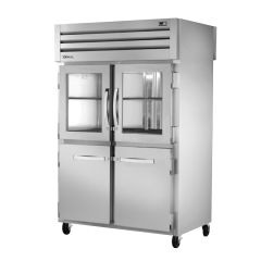 True Manufacturing, STR2RPT-2HG/2HS-2S-HC, Refrigerator, Pass-Thru