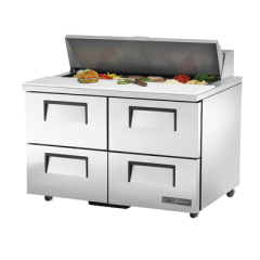 True Manufacturing, TSSU-48-12D-4-HC, Refrigerated Counter, Sandwich / Salad Unit