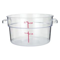 Winco, PCRC-2, Round Food Storage Containers