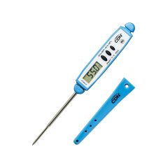 CDN Measurement Tools, DT450X-B, Thermometer, Digital Pocket Reduced Tip 40 - 450F Anti-Microbial - Haccp Blue